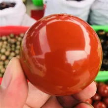 40-80mm natural red jasper cristal de quartzo esfera bola cura