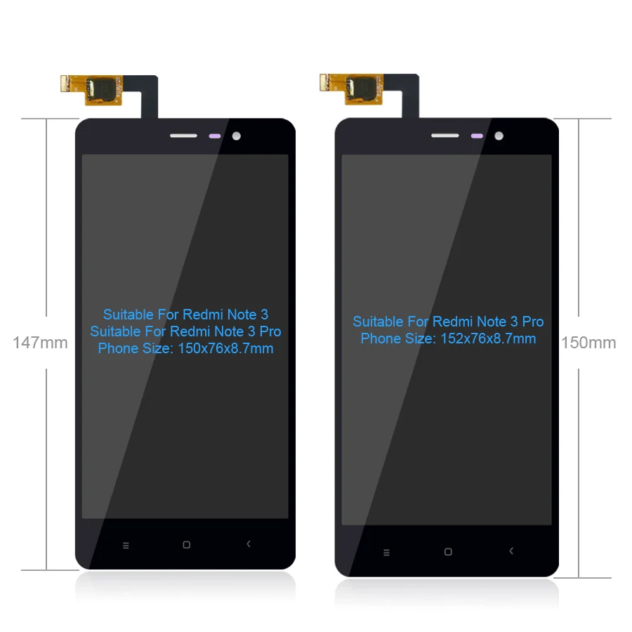PINZHENG 100% AAAA Оригинальный ЖК дисплей для Xiaomi Redmi Note 3 Pro сменный экран сенсорный