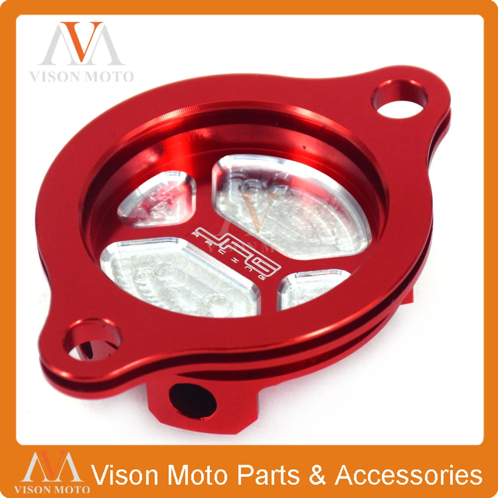 Motorcycle Red Billet Oil Filter cap Cover For Honda CRF250R 04-09 CRF250X 04 05 06 07 08 09 10 11 12 13 14 15 16 17 Dirt Bike | Автомобили