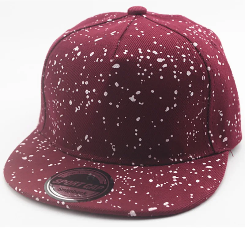 Kid Baseball Cap Snowflakes Graffiti Outdoor Sports Snapback Children Dance Hat Adjustable Summer Sun Dome Caps Casquette (4)