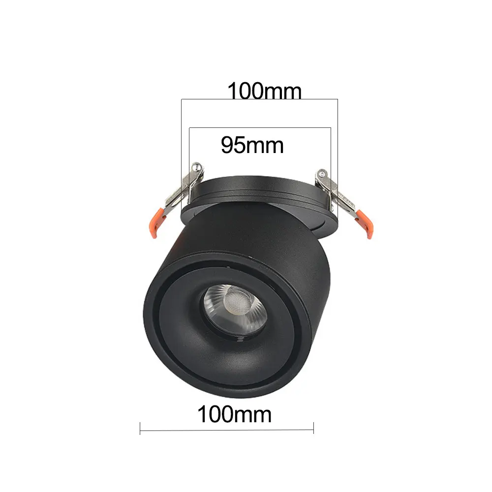 Free shipping surface mounted LED Downlight 3W 5W 7W 9W 12W 15W Round LED Recessed down light Lamp 110V 220V 240V Bulb Bedroom (2)