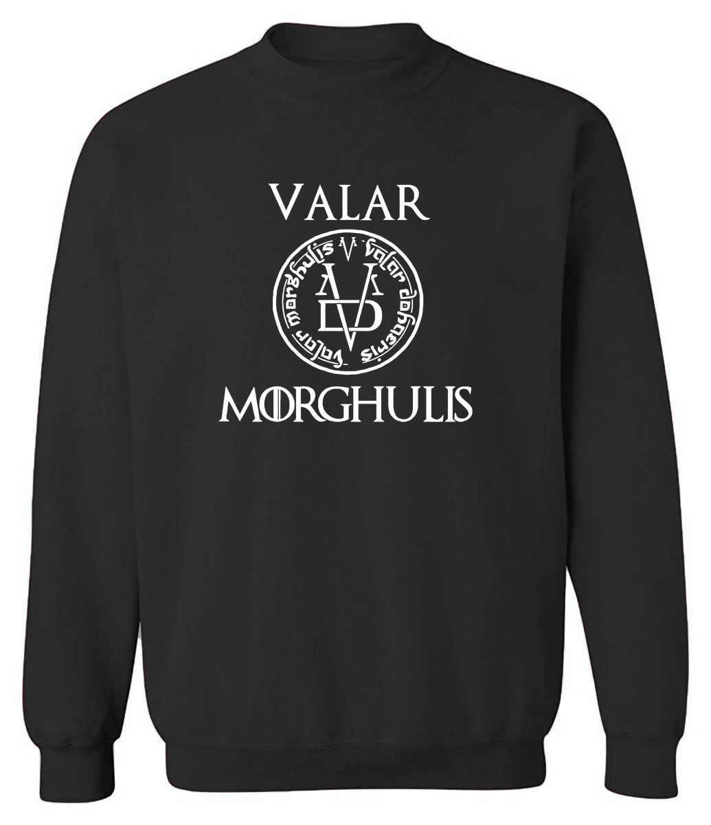 

New Fashion Men's Sportswear 2019 Autumn Winter Fleece Streetwear Harajuku Game Of Thrones Print Hoodies For Men Pullovers Hoody