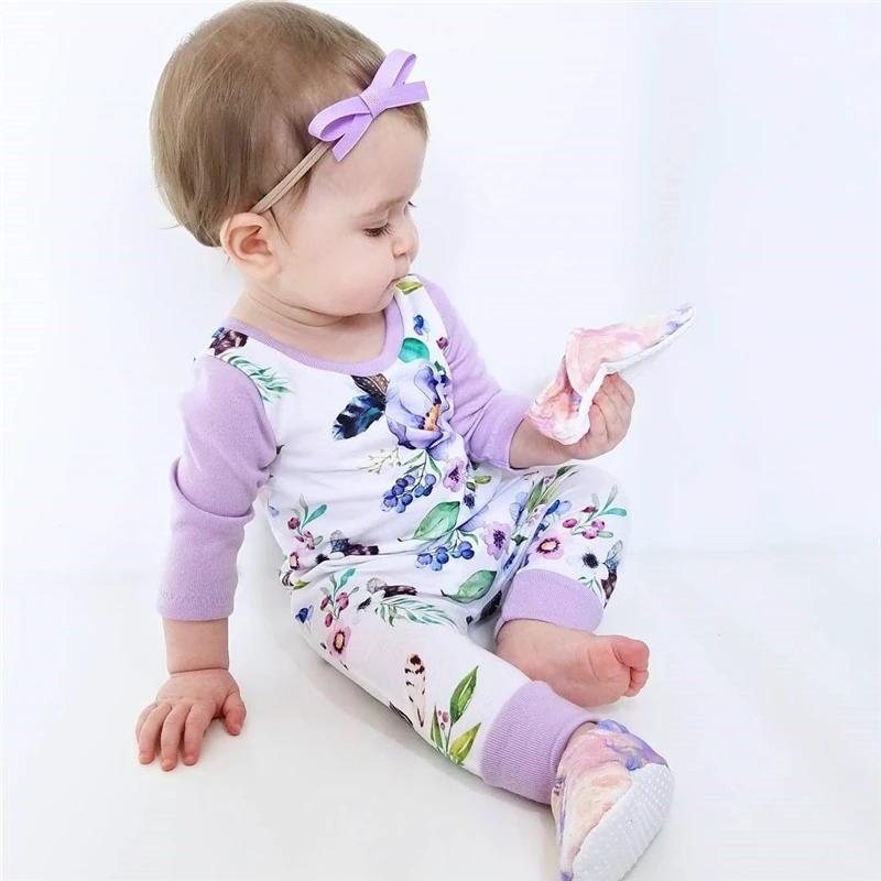 2017 Autumn Floral Children Pajamas Romper Newborn Infant Baby Girls Clothes Cotton Long Sleeve Jumpsuit Overall Outfit 2017 Autumn Floral Children Pajamas Romper Newborn Infant Baby Girls Clothes Cotton Long Sleeve Jumpsuit Overall Outfit
