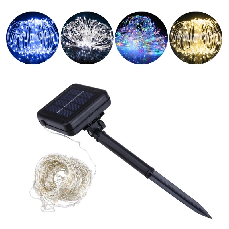

200 LED Outdoor Solar Powered String Light Garden Christmas Party Fairy Lamp 20m