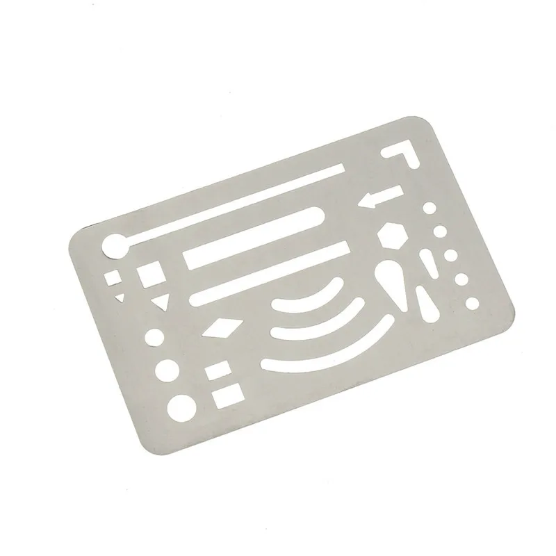 Architecture Drawing Template kicute silver tone multi shape drawing template tool stainless Architecture Drawing Template kicute silver tone multi shape drawing template tool stainless