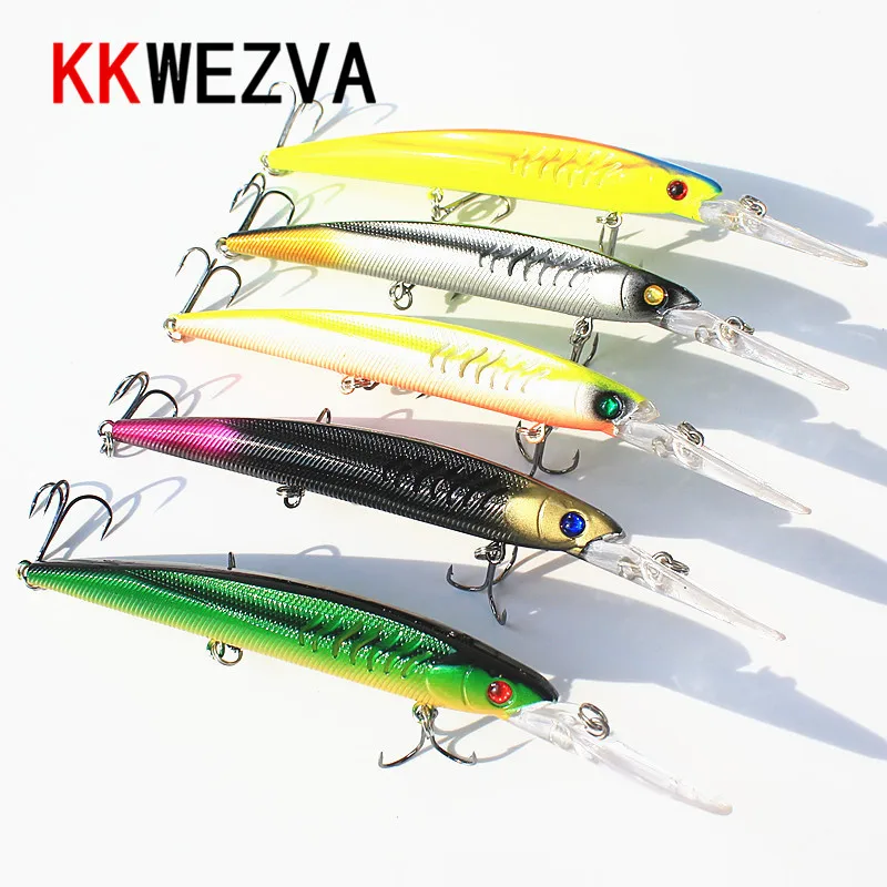KKWEZVA 1 шт. 14 5-12 7 г большие рыболовные приманки пластиковая жесткая приманка снасти