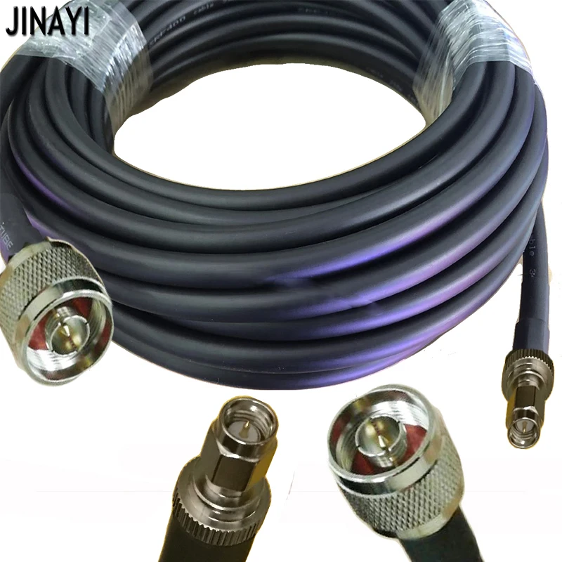 N штекер SMA мужской разъем RF коаксиальный Пигтейл/провод для антенны кабель LMR400 Ham Радио 1 м 3 м 5 м 10 м