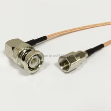 Модемный коаксиальный кабель BNC штекер под прямым углом к FME штекер разъем кабель RG316 косичка 15 см " адаптер