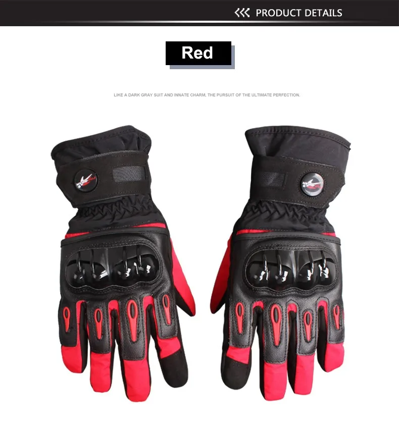 Guantes Luvas велосипедные перчатки зимние теплые мото rcycle перчатки moto raing Мотокросс ветрозащитный защитные перчатки водонепроницаемые