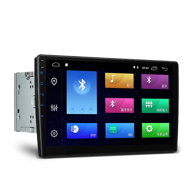 Perfect 10.1 inch Android 9.0 Car DVD Player GPS radio universal navigation 1 single 2 din 180 rotable DSP 30 EQ 64G RAM stereo carplay 6