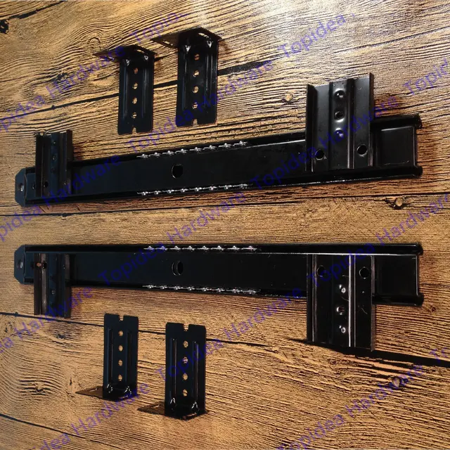 1 Pair Computer Desk Keyboard Tray Track Drawer Slide Rail Crane Rail