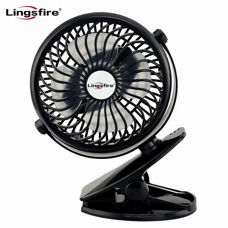 Rechargeable Portable Clip Mini Fan 360 Degree Rotation