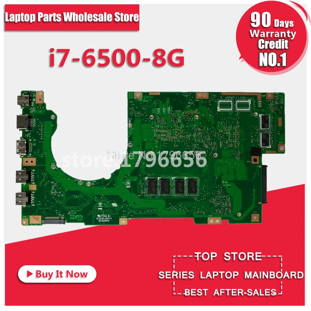  K501UX REV2.0 I7-6500 8GB RAM GT940M high configuration For ASUS K501UB K501U A501U V505U laptop mo