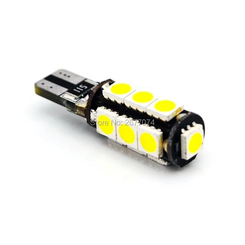 Светодиодный свет 1,8 W DC12V белый 13SMD 5050 194 168 501 W5W высокое качество Шина CAN светодиод светодиодный светильник 2 шт. JTCL118-ly