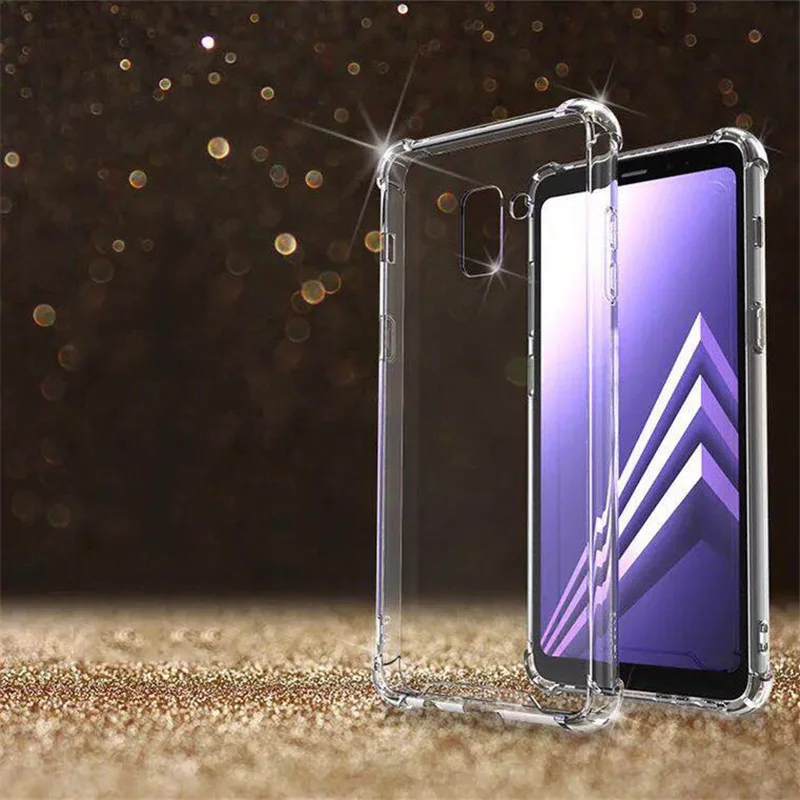 ТПУ чехол для Samsung Galaxy J2 J3 J4 J5 J6 J7 Plus Pro 2017 2018 противоударный мягкий прозрачный