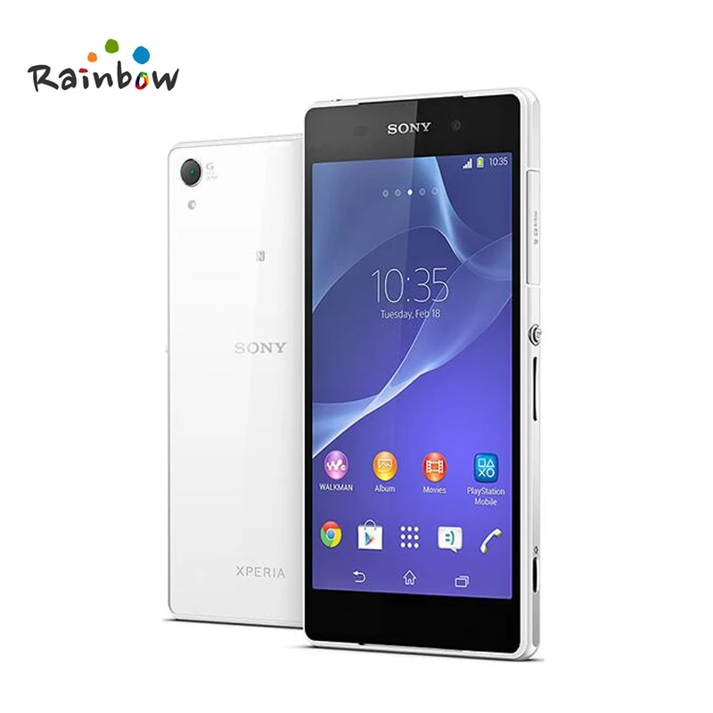 Sony Xperia Z2 разблокированный GSM Android четырехъядерный 3g B ram 16G rom D6503 3G и 4G 5," 20.7MP+ 2.2MP wifi gps мобильный телефон