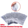 50Pcs Antistatic Aluminum Storage Bag 4 size Ziplock Bags Resealable Anti Static Pouch for Electronic Accessories Package Bags ► Photo 2/5