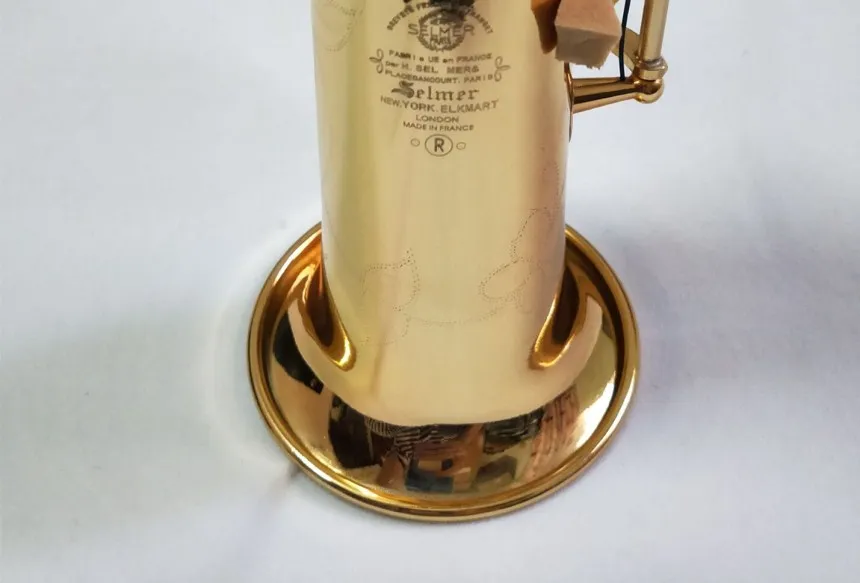 

Selmer Mark VI straight Soprano Sax Musical Instruments for B Flat goldprofessional-Grade performance With Mouthpiece