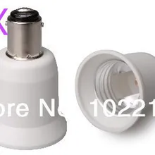 100 шт. BA15D-E26 светодиодный адаптер с гнездом держатель лампы конвертер с отслеживанием НЕТ