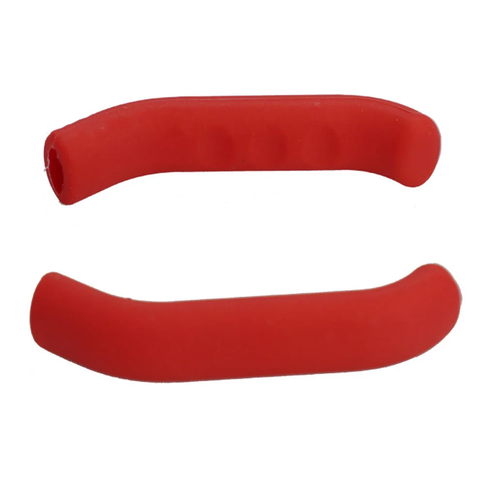 2 шт ручка крышка силиконовый скутер Противоскользящий защитный декоративный против скобления эластичный портативный Замена для Xiaomi M365 - Цвет: Красный