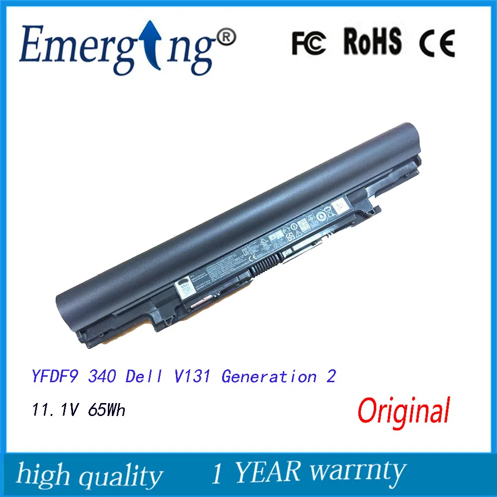Новый оригинальный аккумулятор для ноутбука Dell Latitude 3340 V131 Generation 2 YFDF9 | Компьютеры