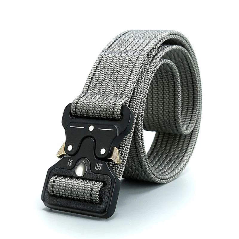 

1 pcs Hunting Waistband Colorful Waistbelt Nylon Metal Buckled Adjustable Belt Camping Hiking Outdoor Sport Belt 2019 Newest
