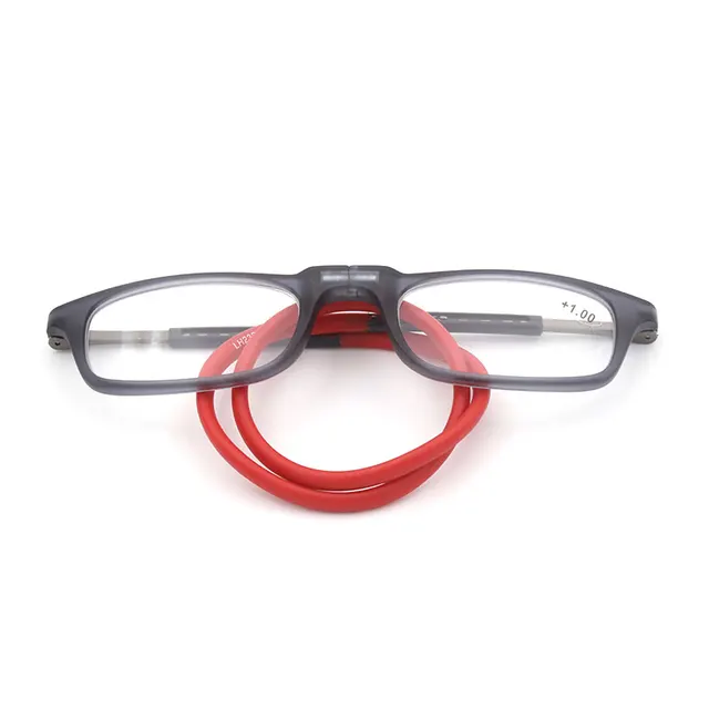 Handoer Reading Glasses Frame for Men and Women  Flexible TR-90 Full Rim Reading Eyeglasses Prescription Spectacles Eyewear Red