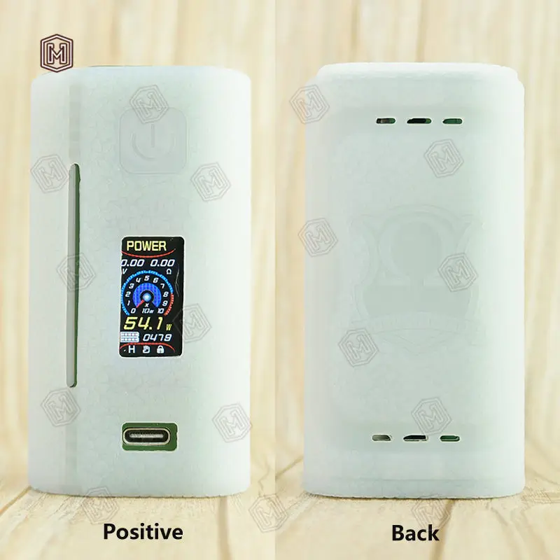 

Microsmoke 2PCS silicone cas for Brand New ASMODUS LUSTRO 200W BOX COVER In 10 COLORS thicker Wrap skin sleeve