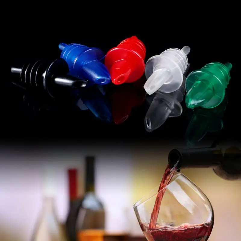 OOTDTY пластиковые спиртные напитки Бутылка для вина Pour Free Flow Pourer Пробка Коктейльные напитки