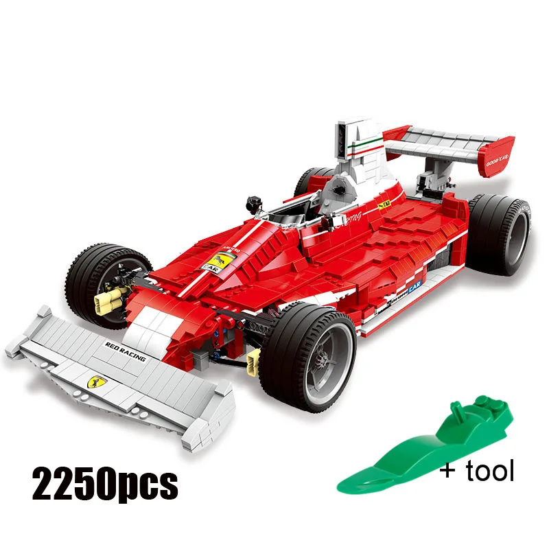 

XINGBAO 03023 TECHNIC Series Racing Car The Formula Car Model Ferraris Model Building Kit Stacking Blocks Toys For Kids