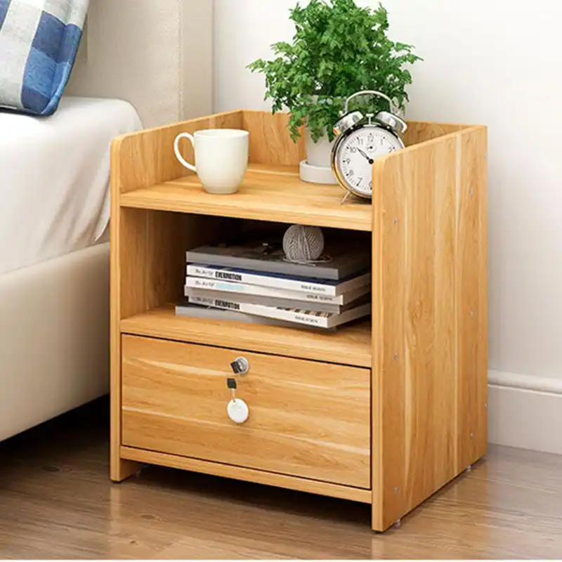 Featured image of post Wood Bedside Table Cheap : A stylish, modern bedside table with a useful storage drawer.