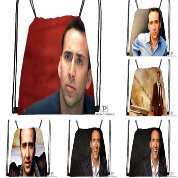 

Custom Nicholas Cage Movies Drawstring Backpack Bag Cute Daypack Kids Satchel (Black Back) 31x40cm#180531-04-11