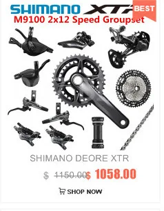 SHIMANO DEORE XTR M9100 набор групп горного велосипеда 1x12-Speed RD SL M9100 задний переключатель XTR Shift