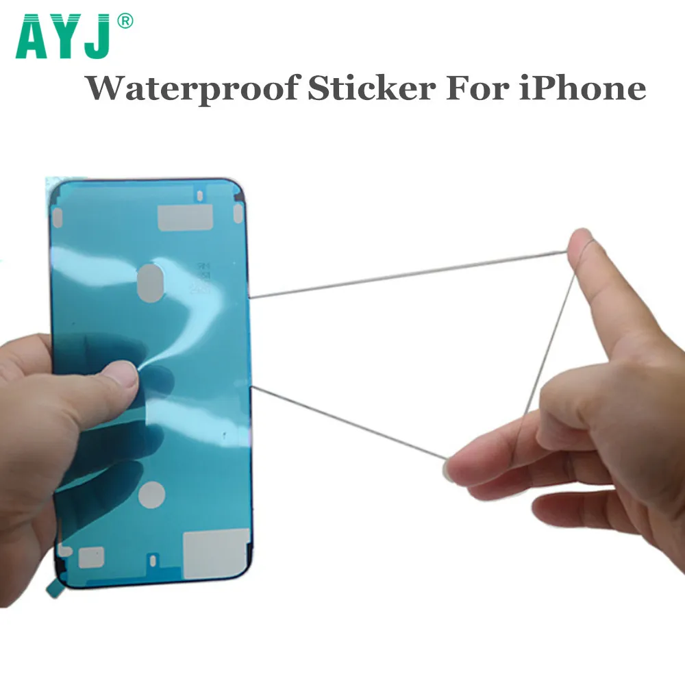 

AYJ 10pcs/lot High Flexible Waterproof Sticker For iPhone 6S 7 8 Plus X Adhesive LCD Screen Frame Double-sided Tape Repair Parts