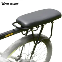 WEST BIKING велосипедный черный багажный коврик для езды на велосипеде дорожный велосипед MTB открытый Bicicleta велосипедный грузовой задний багажник+ заднее Седло Набор для верховой езды