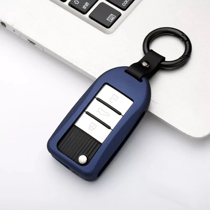 blue Автомобильные аксессуары для Защитные чехлы для сидений, сшитые специально для Roewe rx5 i6 erx5 ei5 rx8 RX3 MG6 ZS ключ сумка крышка оцинкованный сплав защитные Декоративные Чехлы для автомобильных ключей - Название цвета: blue