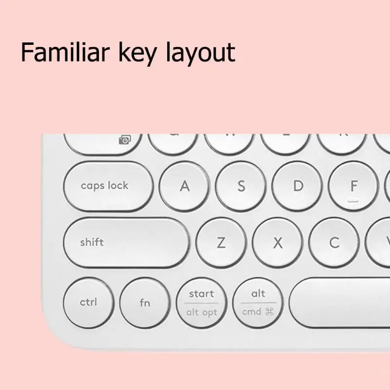 Беспроводная bluetooth-клавиатура logitech K380, портативная беспроводная клавиатура с несколькими устройствами, легко переключается на 2 года от аккумулятора