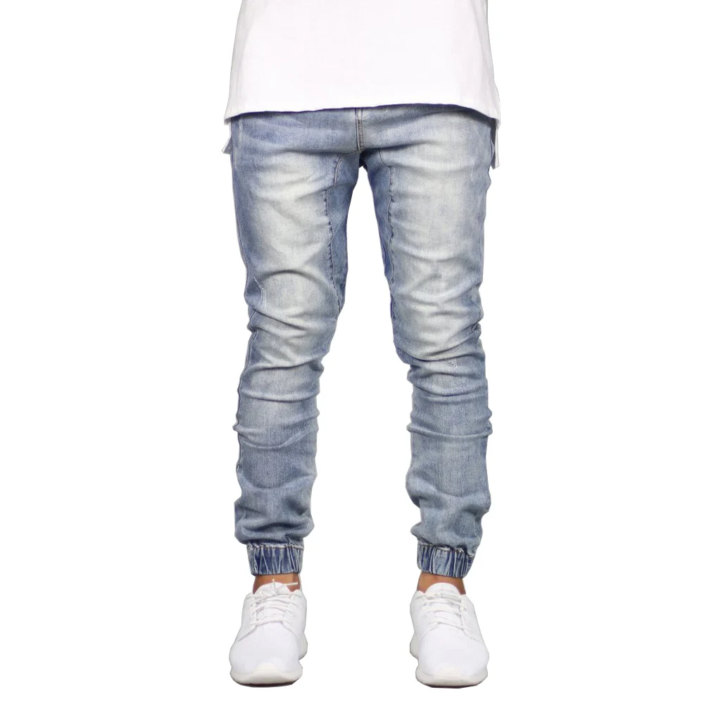 Goede Mode Stretch Mannen Jeans Denim Jogger Design Hiphop Joggers Voor Mannen Y5036