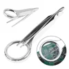 Portable 25mm 10X Handheld Magnifier Stainless Steel + Acrylic Magnifying Glass Portable Optical Lens Tool with Tweezers ► Photo 1/6