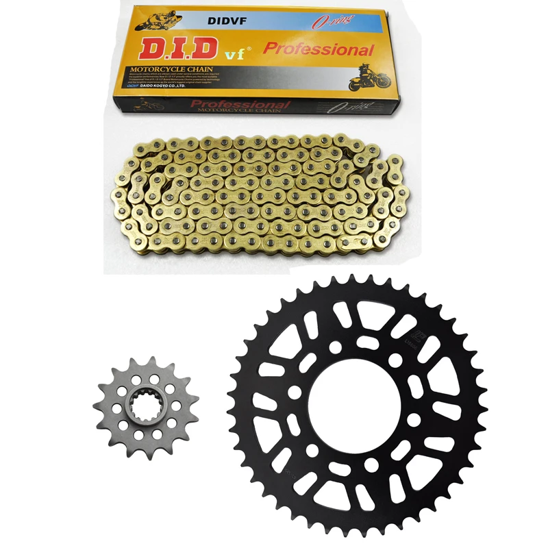 MOTORCYCLE 520 CHAIN Front & Rear SPROCKET Kit Set FOR Kawasaki Road ZX-6R(ZX600 G1-G2,J1-J3),ZX-6RR,ZX636 A1P C1,C6F,D6F 1 set motorcycle front