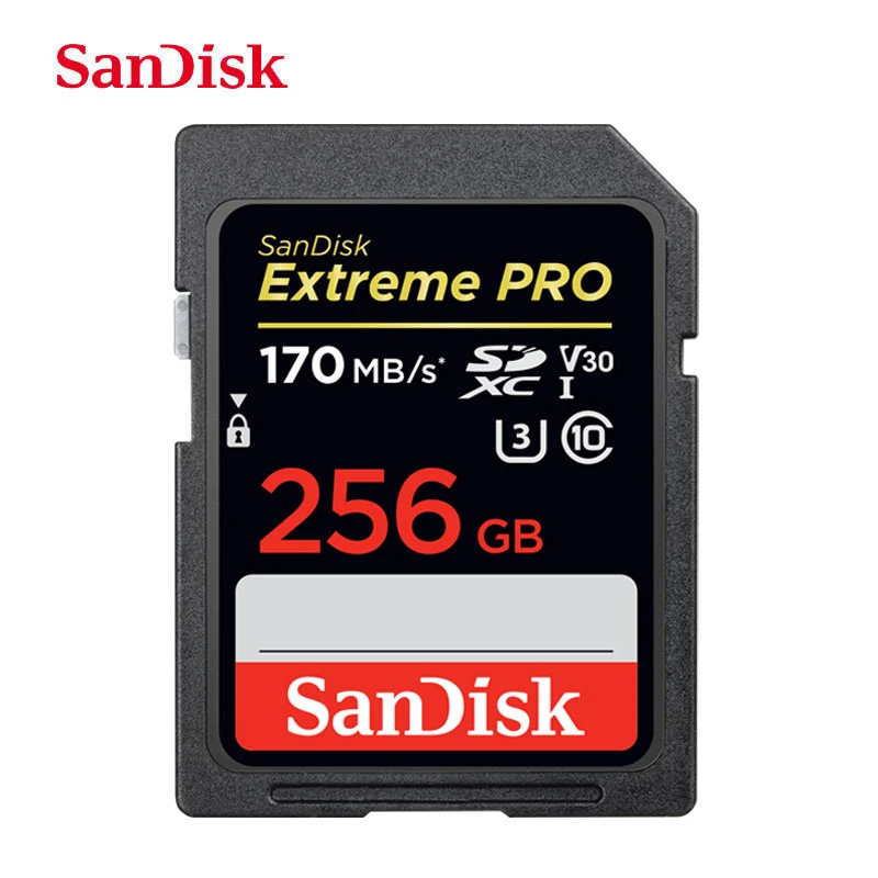 SanDisk Secure Digital Memory Card 256GB 128GB 64GB SDXC 32GB SDHC Camera SD Flash Memory Card For Digital SLR Camera Camcorder 32gb memory card