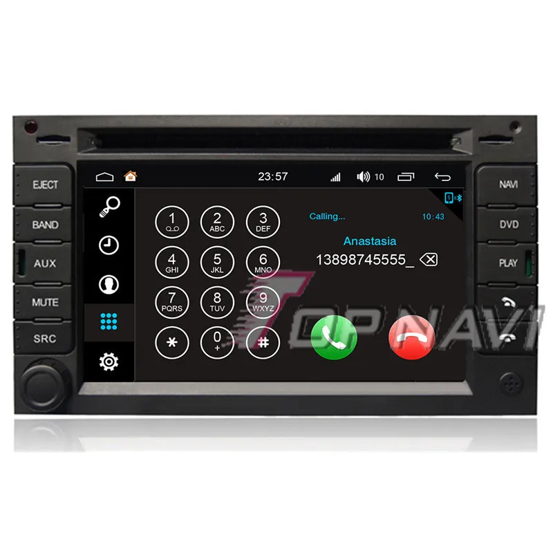 Автомобильный мультимедийный DVD плеер Topnavi восьмиядерный 6 2 дюймов S200 Android 8 0 для