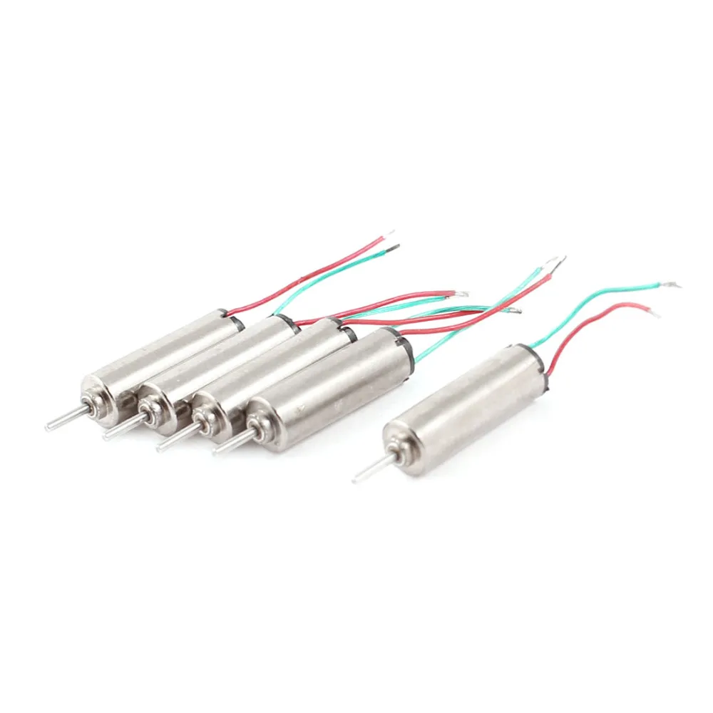 

UXCELL(R) High Quality 5Pcs Coreless Micro DC 3.7V 66000RPM Motor, 4 x 12mm for Airplane Model