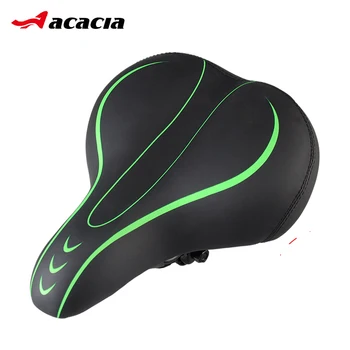 

ACACIA Bicycle Saddle Spring Steel Cushion Thicken Wide Bike Seat Mat Shockproof Soft Sponge Cycling Saddle Cushions Bike Part