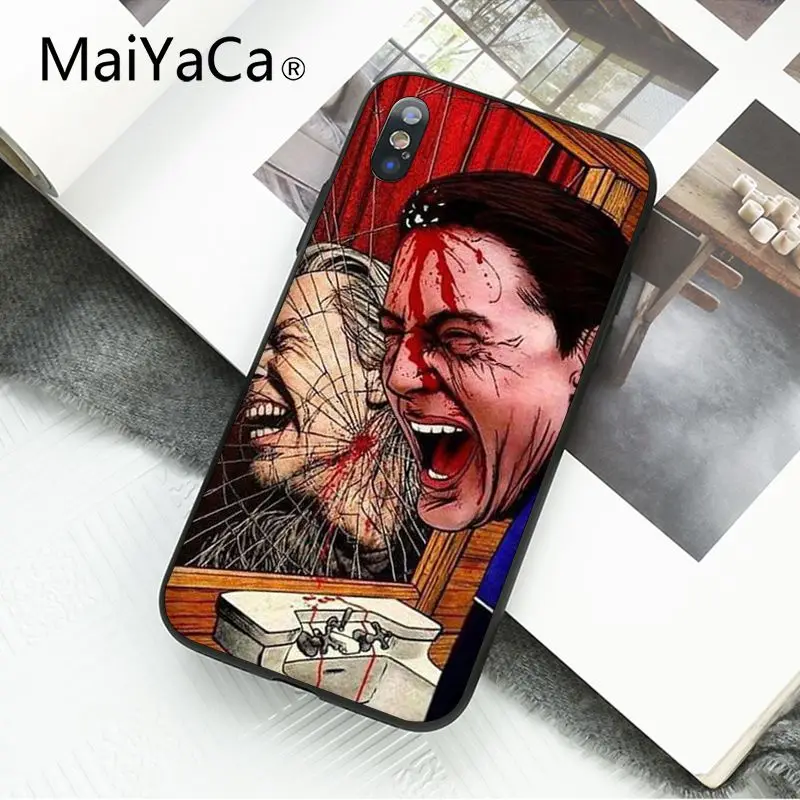 MaiYaCa Твин Пикс огонь ходить со мной чехол для телефона для iphone 11 Pro 11Pro Max 8 7 6 6S Plus X XS MAX 5 5S SE XR