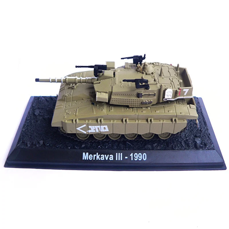 Игрушечный автомобиль Merkava литой из сплава и пластика 1:72 модель коллекции в стиле