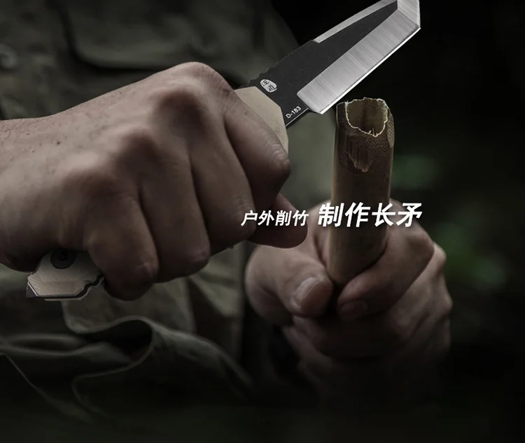 HX на открытом воздухе D-183 снайперский Тактический нож выживания, автономный нож тела, открытый нож выживания, многофункциональный нож
