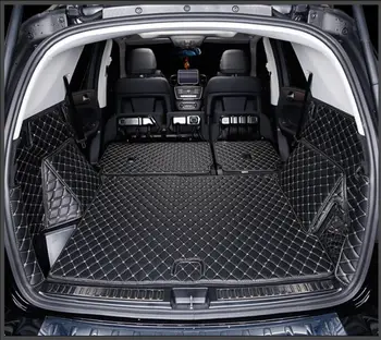 

Full Rear Trunk Tray Liner Cargo Mat Floor Protector foot pad mats for Benz GLE SPORT W166 Coupe GLE320 GLE400 GLE450 2015-2017