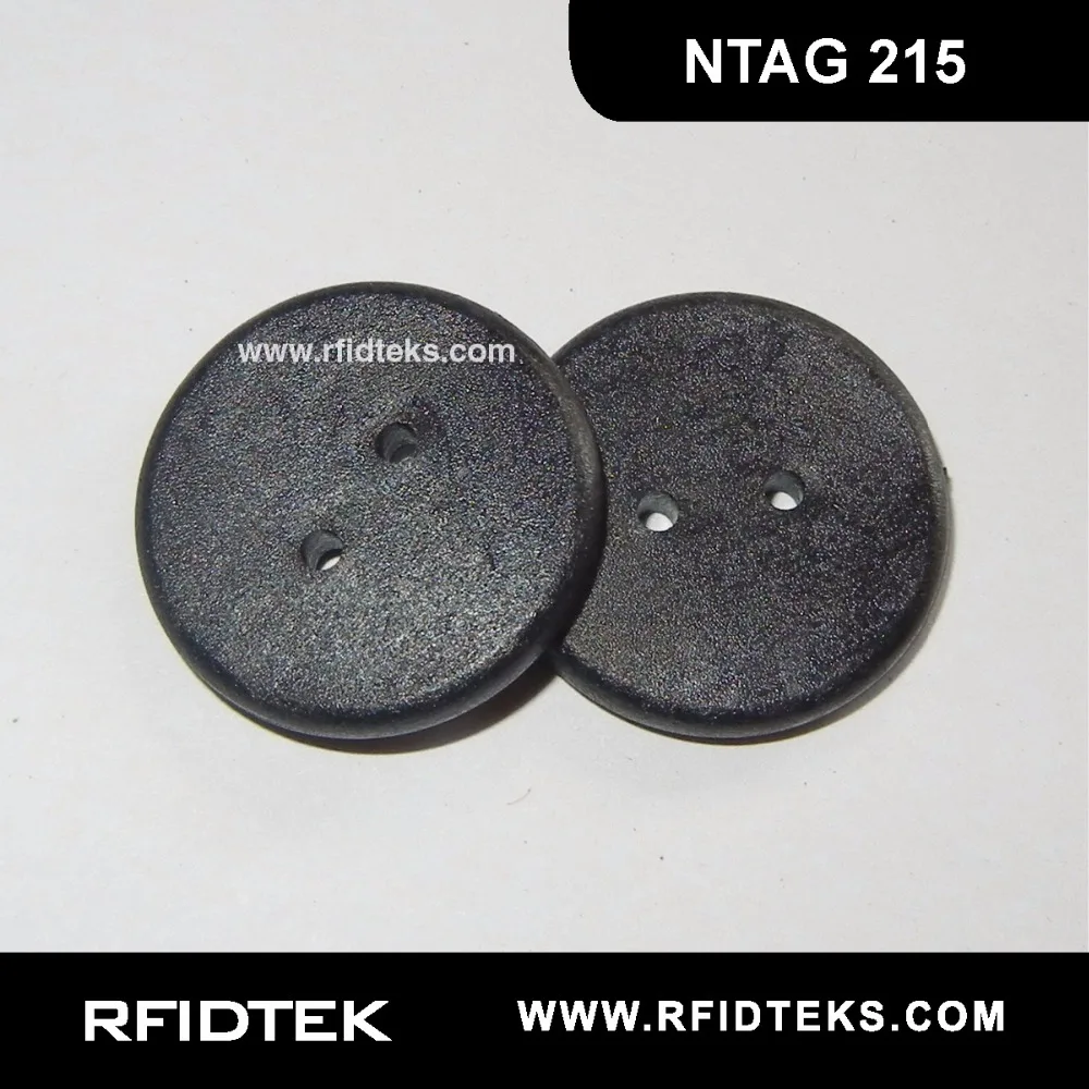 

G20B Dia 20mm RFID Industry Tag NFC Smart token for Mobile Phone 13.56MHZ 504 Bytes R/W ISO14443A with NTAG 215 Chip