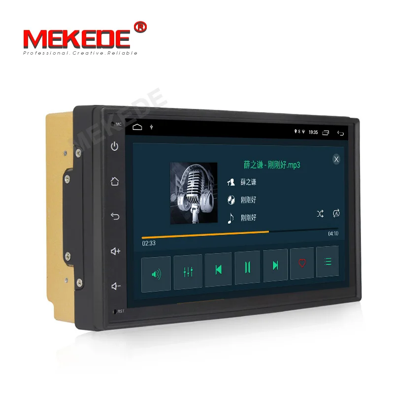 Discount 2G RAM Android 9.1 Auto Radio Quad Core 7Inch 2DIN Universal Car NO DVD player GPS Stereo Audio Head unit Support DAB DVR OBD 4